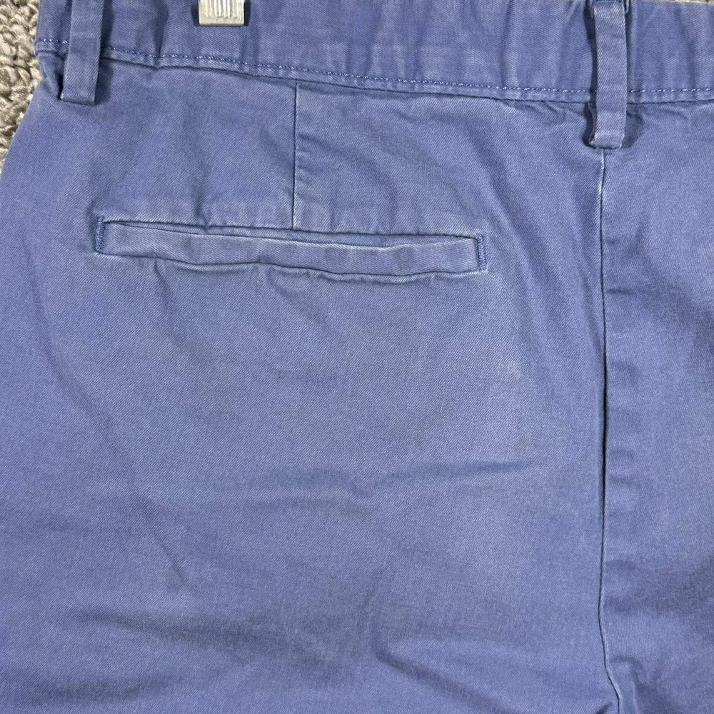 Banana Republic Chino‎ Shorts Blue Stretch Cotton Casual Mens Size 33